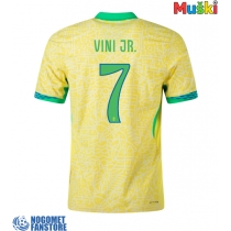 Brazil Vinicius Junior #7 Domaci Dres Copa America 2024 Kratak Rukav